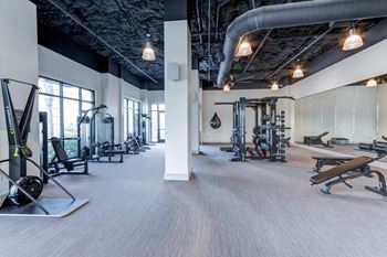 State-of-the-art fitness center w/ hiit room & peloton bikes